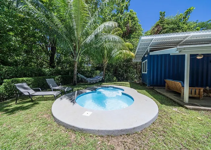 Cute, Modern Tiny Home With Pool For 2 People In Playa Potrero