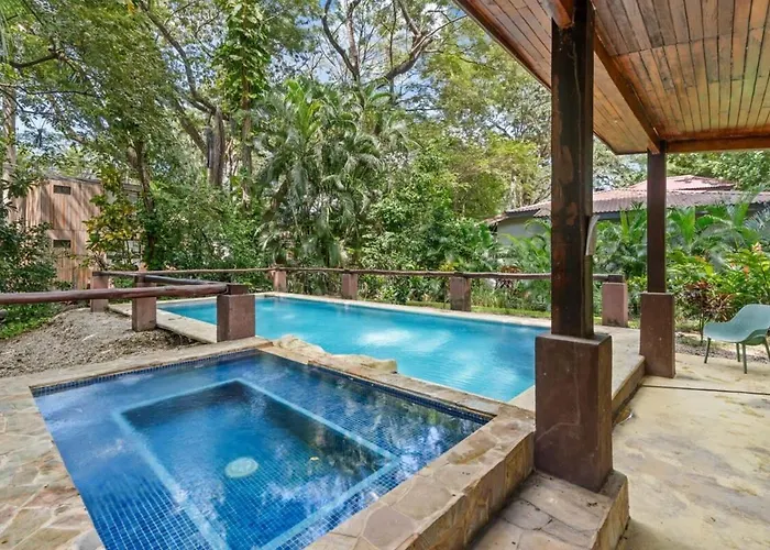 Stylish 3-Bedroom Tropical Escape With Pool & Outdoor Living, 1 Block From Playa Potrero