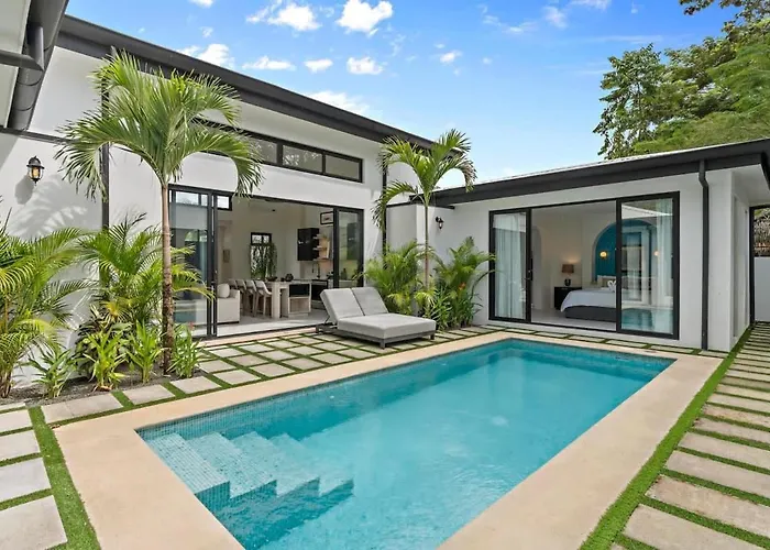 Modern Garden Villa With Private Pool, Outdoor Kitchen & Separate Casita Near Playa Potrero