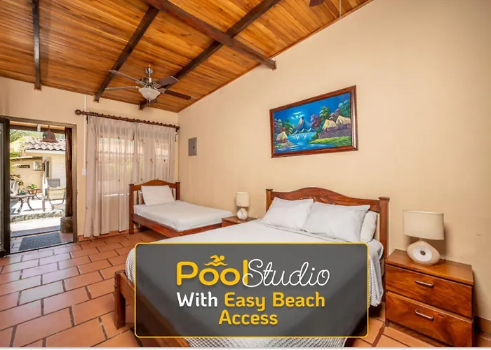 Charming Studio With Pool & Beach Access