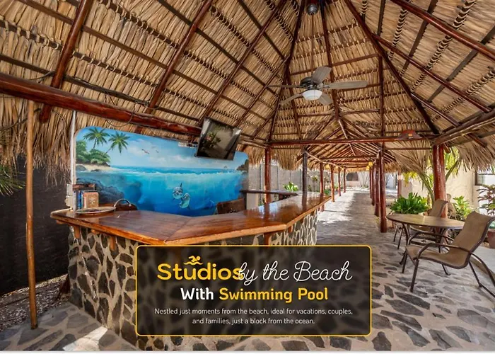 Cozy Beachside Studio With Pool And Free Wifi