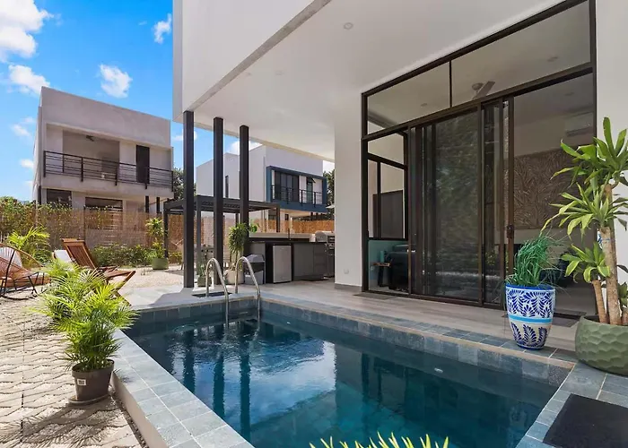 Chic Bohemian Villa With A Private Swimming Pool And Stunning Outdoor Space