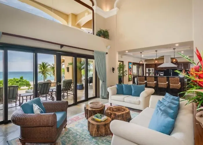 Stunning Luxury Mansion In Playa Flamingo With Six Bedrooms And Beachfront Access