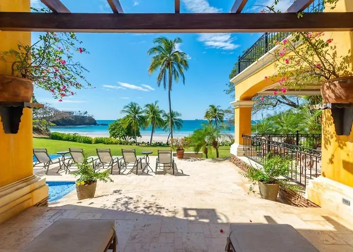 Elegant Mediterranean-Style Mansion With Beachfront Views And Private Infinity Pool